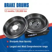 Pair Rear Brake Drums for Chevrolet C30 JB 8 DRW 330.2mm Premium Quality (for: Chevrolet)