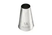 Mondo Stainless Steel #1A Round Piping Tip Icing Cake Decorating Nozzle Silver