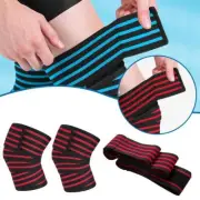 Fitness WeightLifting Leg Knee Compression Straps Wraps Elastic Bandages U1D0