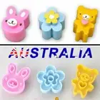 Flower Bread Mold Panda Toast Bento Maker Sandwich Cutter Rabbit Crust Cookie DY