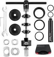 Bicycle Wheels Hub Bearing Press Set Bike Bottom Bracket Tools Bikes Repair Kit Professional Bike Hub Bearing Install and Remove Tool Kit