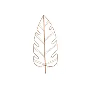 Maine & Crawford Yamba 120cm Monstera Leaf Outdoor Cast Iron Trellis Rusted