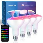 Lepro BR1 AI LED Smart Bulbs - AI Generated Lighting, LightGPM 2 with LLM, Li...