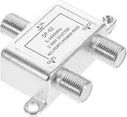 Yardenfun Cable Splitter Way Coax Splitter for Tv and Internet Compatible Catv Systems Durable Design for Enhanced Signal Distribution