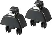 X AUTOHAUX 2pcs Sun Visor Support Clip Retainer 4F0857561 for Audi A6 Quattro A7 A8 RS6 for VW Passat 6R0857561Y20 Sun Visor Support Clip Holder Bracket Hanger Plastic Black Anti Vibration