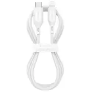 Mophie Essential - 60W USB-C to Lightning Cable - 2m - White Fast Charging - Up to 60W - MFi Certified - Soft Braided Nylon - Heavy-Duty Construction [409912195]