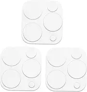 GRIRIW 3 Pcs Fashionable Lens Protectors for Pro Transparent Fingerprint and Scratch Resistant Camera Lens Covers High Definition Protection for Clearer Photos