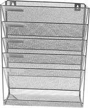 Operitacx 1Pc Wall Mounted File Holder Rack Craft Document Storage Shelf for Office Home Practical Organization Efficient File
