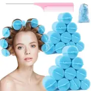 Jumbo Foam Sponge Hair Roller Soft Sleeping rollers Curvy Wavy Hairstyle Curl...