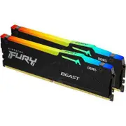 Kingston FURY Beast RAM Module for Computer, Motherboard - 16 GB (2 x 8GB) - DDR5-5200/PC5-41600 DDR5 SDRAM