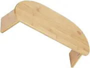 GANAZONO Bamboo Bench for Yoga Meditation Stool Zen Kneel Stool Non-Slip Small Stool Portable Meditation Chair for Home