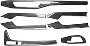 YJVVWQVF Carbon Fiber Central Control Shift Panel 7 Piece Set Compatible for Audi B9 A4 A5 S4 S5 2017 2021 Interior Upgrade Carbon Fiber Interior(A5 Coupe)