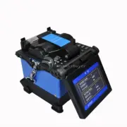 JW4109 Core Alignment Fiber Fusion Splicer Optical w/3-In-1 Fiber Cleaver 5" LCD