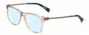 John Varvatos V418 Womens Blue Light Glasses Smoke Crystal/Silver/Tortoise 52 mm