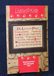 Lizzie Kate Counted Cross Stitch Pattern Leaflet - Dog Lessons For People