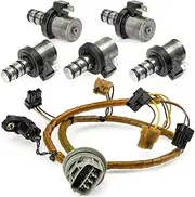 5PCS 46313-39051 Transmission Shift Solenoid Kit F4A41 F4A42 F4A51 F5A51 V4A51 R4A41 Compatible For Mitsubishi Compatible For Hyundai Compatible For Kia(1 set)