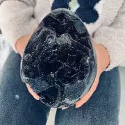 7.48LB Natural Dragon Septarian Geode Quartz Cluster Crystal egg Healing 3400g