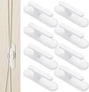 Blind Cord Twisters Plastic Blind Pull Cord Holder Adhesive Blind Cord Holder Window Blinds String Holder Safety Blind Cord Hooks for Home Office for Bedroom Living Room Kitchen