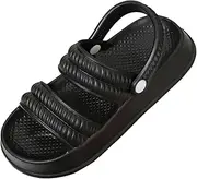 [Generic] Cool Slippers Female Soft Soled Non Slip Wear Resisting Flat Beach Flops Lady Sandals Women Born Sandals for Women 7