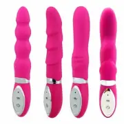 Purple Pink G Spot Vibrator 10 Speed Clitoris Stimulator Waterproof Women silico