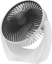 8 Inch USB Desk Fan - Portable, Quiet, Strong Airflow - White