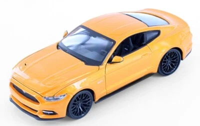 2015 Ford Mustang GT 5.0 1/24 Scale Diecast Model by Maisto - ORANGE