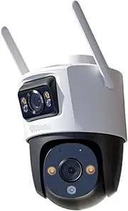 8MP 10MP Dual Lens Outdoor PT Camera Home Security IP Camera AI Human & Ehicle Detection Surveillance Camera(U/S,Cruiser Dual 10MP)
