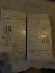 Guest Check 2 Part Double Carbonless Restaurant Server Order 250 Page Book LOT
