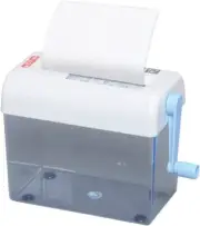 Iris Ohyama Hand Shredder Home Tabletop Straight Cut Dust Bin 3.1 Gal (1.5 L) Co