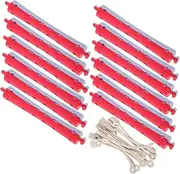 MUSISALY Curls Plastic Perm Rods 12 Pack Non-slip Curling Rods for Styling