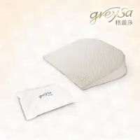 在飛比找momo購物網優惠-【GreySa 格蕾莎】母嬰專用仰角枕+備用布套(防溢吐奶│