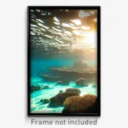 Pixel Art Poster - Massive Reef (8 Bit Psychedelic Trippy Video Game Print)