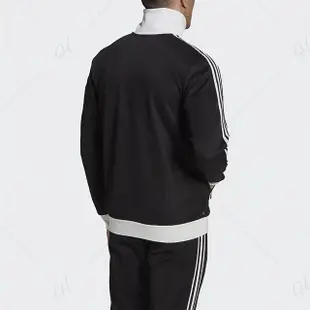 【adidas 愛迪達】外套 男款 運動外套 世足賽 德國隊 三葉草 國際碼 黑 HK7408