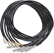 Smart AU 5pcs DS18B20 Temperature Sensor Temperature Probe Stainless Steel Package Waterproof 1M