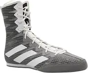 Grey/White Adidas Box Hog 4 Boxing Boots