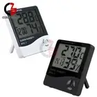 Thermometer Indoor Digital LCD Hygrometer Temperature Humidity Meter With Alarm