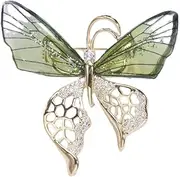 [BBirtyQV] Gradient Crystal, Cicada Wings, Butterfly Brooches, Women'S Personality, Corsages, Suit Accessories, Ornaments