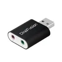 在飛比找蝦皮商城優惠-【伽利略】USB2.0 鋁殼音效卡 黑