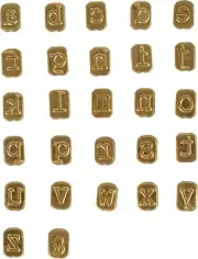 Walnut Hollow Mini Hotstamps Lowercase Alphabet Branding and Personalization Set