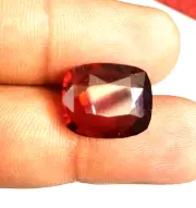 Natural Hessonite Garnet Faceted Stone Loose Cushion Gemstone lot Good Making