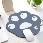 3 Piece Cute Cartoon Cat Claw Mouse Pad Set 280 X 250 X 3Mm Dark Gray Mouse Pads & Wrist Rests