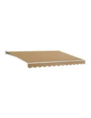 [Instahut] Retractable Folding Arm Awning Motorised Sunshade 4x2.5m in Beige