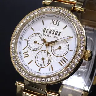 VERSUS VERSACE凡賽斯精品美感女性晶鑽優質腕錶-金-VSPCA5221