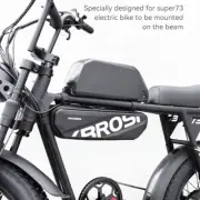 ROCKBROS Electric Bicycle Bag Front Beam Bag E-Bike Top Tube Bag Fit SUPER73