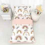 Pea Pod Muslin Toddler Bedding Set, Rainbow