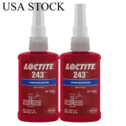 2Pcs Loctite 243 Blue Thread locker Medium Strength 50ml