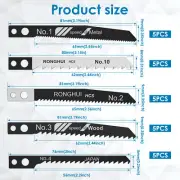 25 Pcs Efficient Jig Saw Blade Set Long Lasting Jigsaw Blade Versatile xikxo