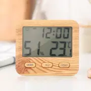 Electronic Clock Home Indoor Accurate Temperature And Humidity Meter Thermometer