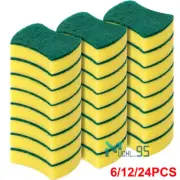 6~24xEsponjas de limpieza de cocina reutilizables que no rayan Plato de limpieza