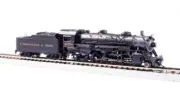 BROADWAY LIMITED 3986 N SCALE USRA Light Mikado C&O 2354 Paragon4 Sound/DC/DCC